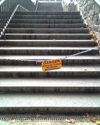 danger stairs